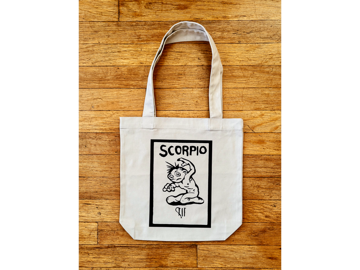 Scorpio Canvas Tote Bag