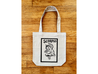 Scorpio Canvas Tote Bag
