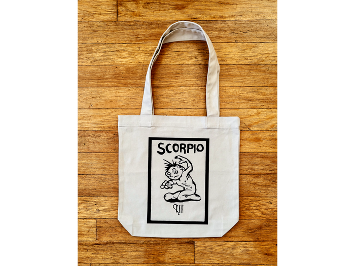 Scorpio Canvas Tote Bag