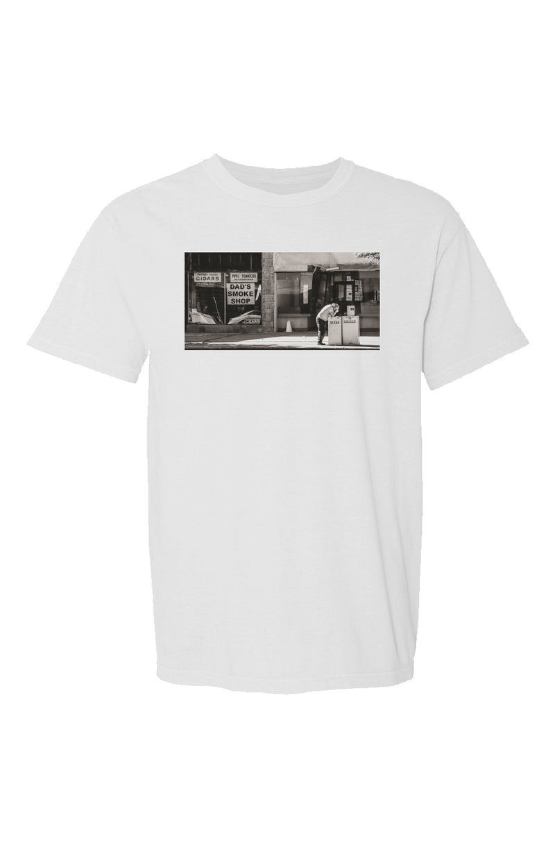 Dad's Smoke Shop Unisex T-Shirt, White