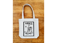 Aries Canvas Tote Bag