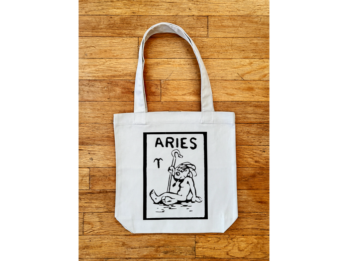 Aries Canvas Tote Bag