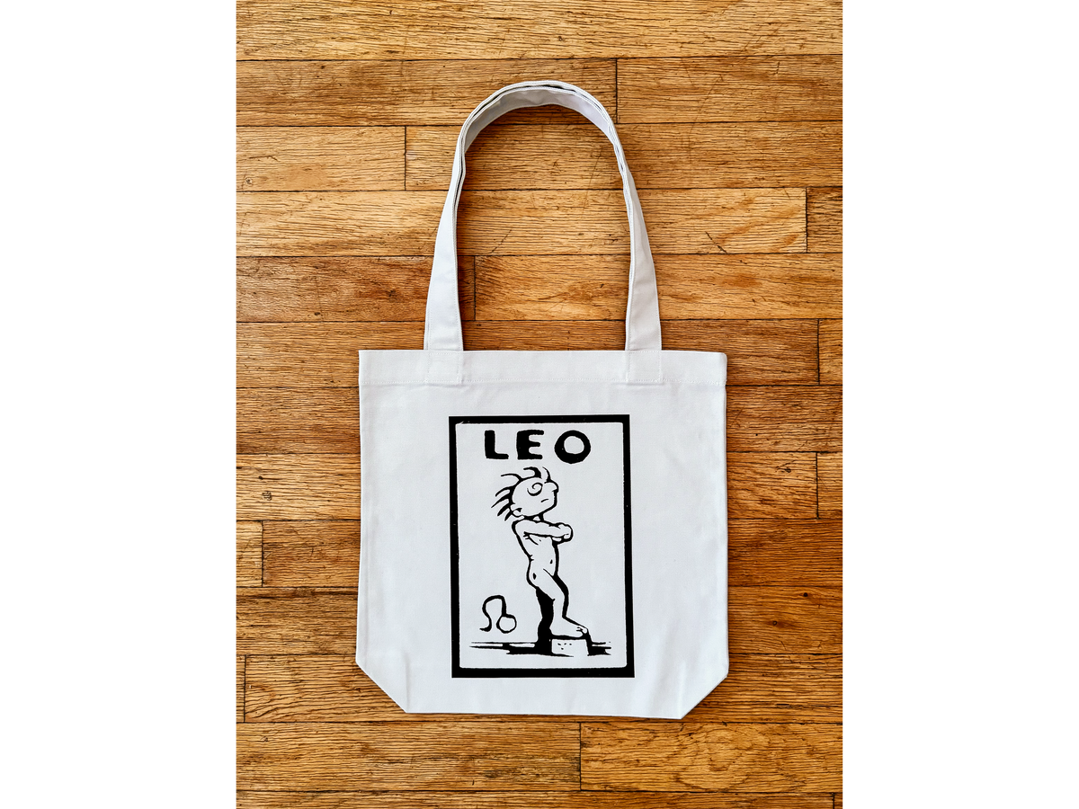 Leo Canvas Tote Bag