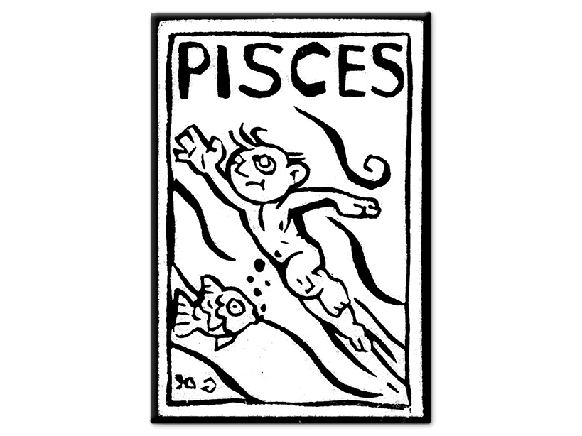 Zodiac Magnet - Pisces
